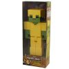 Mattel - Minecraft Articulated Action Figure - GOLD ARMORED ZOMBIE (Large - 8.5 inch) (Mint)