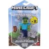 Mattel - Minecraft Craft-A-Block Action Figure - ZOMBIE (3.5 inch) GTP12 (Mint)