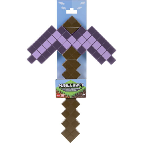 Mattel Minecraft Roleplay Accessory Toy - ENCHANTED PICKAXE (13 inch ...