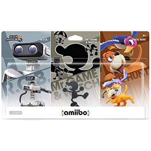 Nintendo Amiibo Figures - Super Smash Bros. Retro 3-Pack - R.O.B. , MR ...