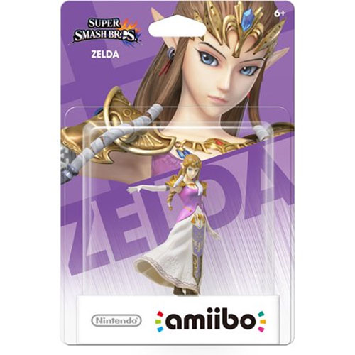 Nintendo Amiibo Figure - Super Smash Bros. - ZELDA (The Legend of Zelda ...