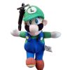 Nintendo 64 Plush Stuffed Beanbag Keychain Clip - LUIGI [3.5 inch] (Mint)