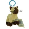 Webkinz Virtual Pet Plush - Kinz Klip - SIAMESE CAT (4.5 inch) (Mint - Unused Code)