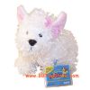 Webkinz Virtual Pet Plush - WHITE TERRIER (6.5 inch) (Mint - Unused Code)