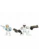 Star Wars - 2010 Legacy - Galactic Heroes Figures - Padme Amidala and Senate Security Clone Trooper