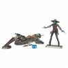 Star Wars - 2010 Clone Wars - Deluxe Figure - Cad Bane w/Speeder Bike (New & Mint)