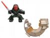 Star Wars - Saga 2 - Galactic Heroes Figures - Darth Maul w/ Sith Speeder (New & Mint)