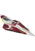 Star Wars - 2009 Clone Wars - Vehicle Figure - Obi-Wan's Jedi Starfighter (New & Mint)