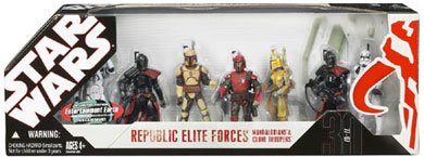 star wars republic elite forces mandalorian figure sets