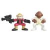 Star Wars - 2009 Legacy - Galactic Heroes Figures - Nien Nunb & Admiral Ackbar (New & Mint)