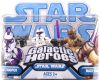 Star Wars - 2008 Legacy - Galactic Heroes Figures - Clone Trooper & Mace Windu (New & Mint)