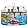 Star Wars - Saga 2 - Galactic Heroes Figures - Luke Dagobah w/ Yoda & Spirit of Obi-Wan (New & Mint)