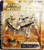 Star Wars - Clone Wars - Deluxe Figure - Clone Trooper Army (Yellow Clone Trooper) (New & Mint)