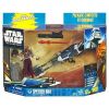 Star Wars - 2010 Clone Wars - Deluxe Figure - Plo Koon w/Speeder Bike (New & Mint)