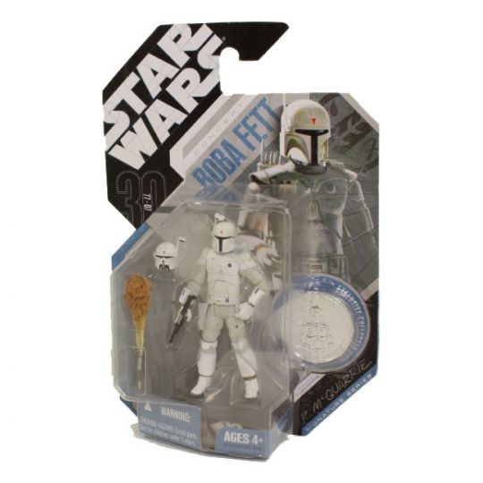 Star Wars - 30th Anniversary - Action Figure - BOBA FETT (McQuarrie  Concept) (Silver Coin) (3.75 inc