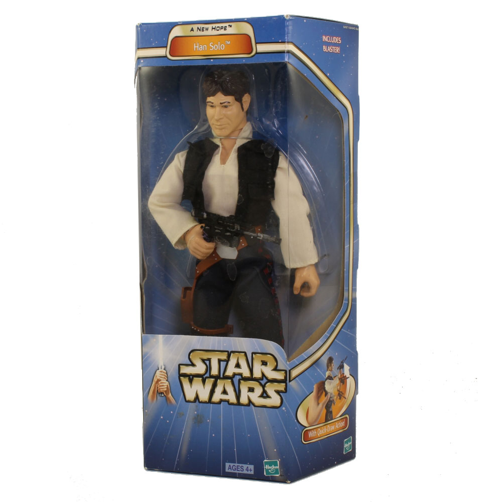 Star Wars - A New Hope Action Figure Doll - HAN SOLO w/ Blaster (12 inch)  (Mint)