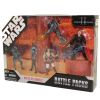 Star Wars Action Figure Set - Battle Packs - BATTLE OF GEONOSIS (Jango, Dooku, Obi-Wan, Aayla +1) (N