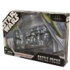 Star Wars Action Figure Set - Battle Packs - CLONE ATTACK ON CORUSCANT (5 Trooper Figures) (Mint)