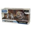 Star Wars - Clone Wars Battle Packs Set - GEONOSIS ASSAULT (2 Clone Pilots & 1 Bubble-Turret Cannon)