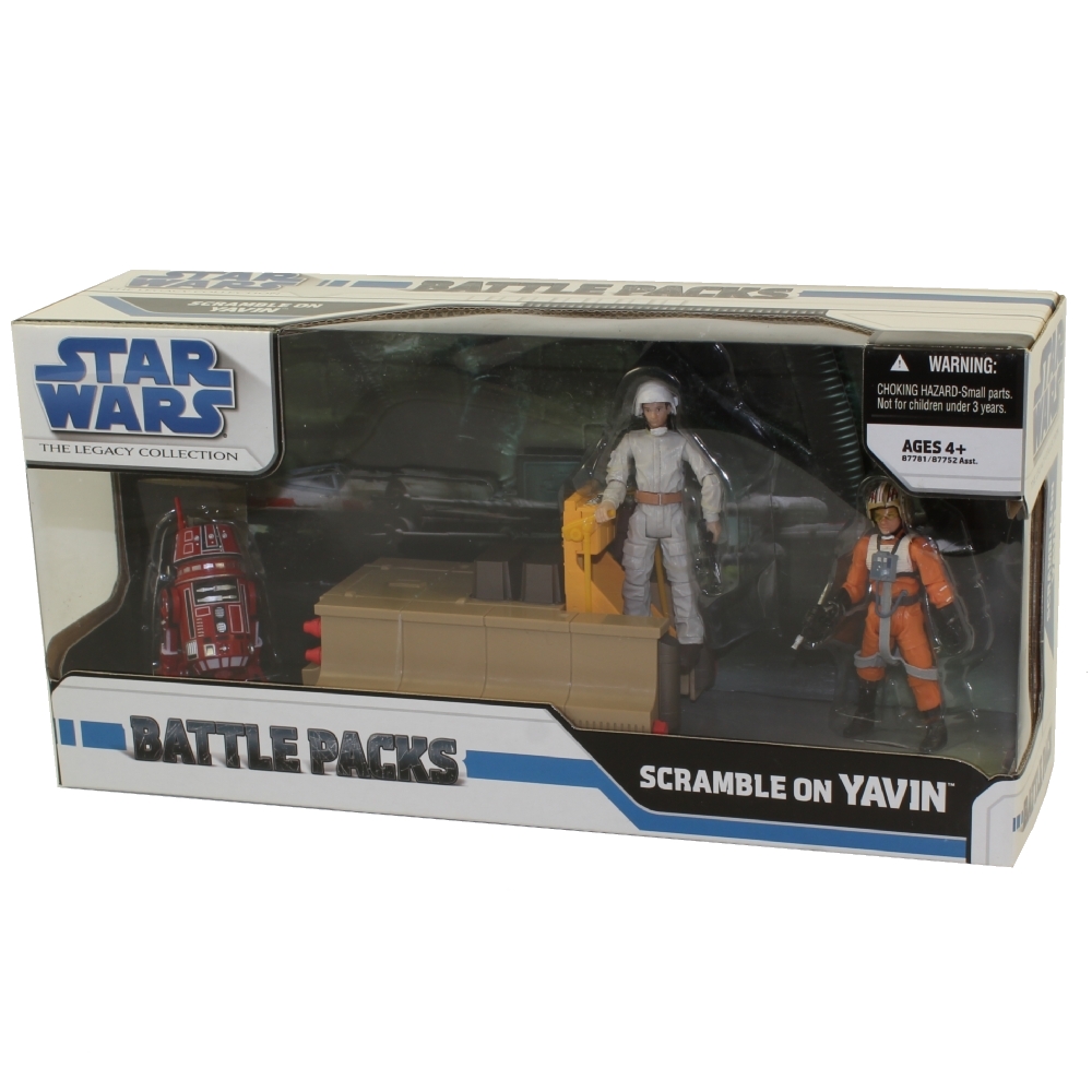 Star Wars - Legacy Collection Battle Packs Set - SCRAMBLE ON YAVIN (Red ...