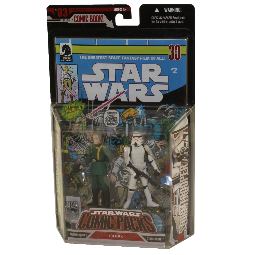 Star Wars Comic Pack - GOVERNOR TARKIN & STORMTROOPER with Comic Book ...