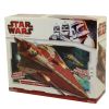 Star Wars - The Clone Wars Vehicle Action Figure Set - AHSOKA TANO'S JEDI STARFIGHTER (Mint)