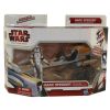 Star Wars - The Clone Wars Action Figure Vehicle Set - BARC SPEEDER w/ Clone Commander Cody (Mint)