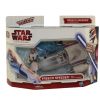 Star Wars - The Clone Wars Action Figure Vehicle Set - FREECO SPEEDER with Obi-Wan Kenobi (Mint)