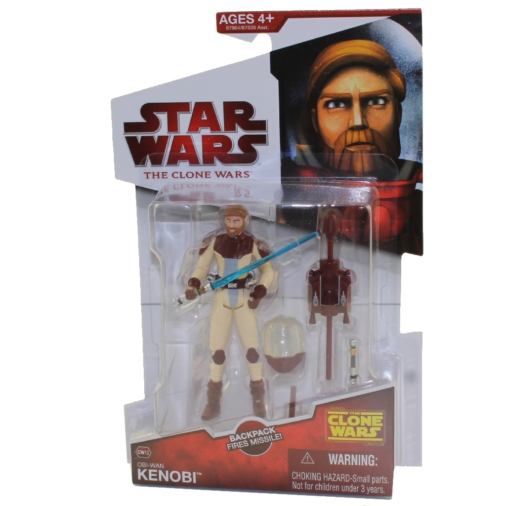 Star Wars - The Clone Wars Action Figure - OBI-WAN KENOBI (New & Mint ...