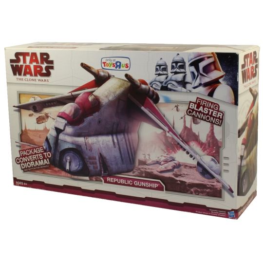 Star Wars Republic Gunship Hasbro Toys R Us shops Exclusive.