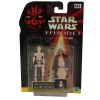 Star Wars - Episode 1 (EP1) - Action Figure - QUI-GON JINN with Battle Droid (Robe)(3.75 inch) (Mint