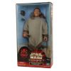 Star Wars - Episode 1 (EP1) Action Figure Doll - QUI-GON JINN with Tatooine Poncho (12 inch) (Mint)