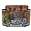 Star Wars Galactic Heroes Figure Set - KIT FISTO & MACE WINDU (Mint)