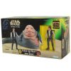 Star Wars - Power of the Force (POTF) Action Figure Set - JABBA THE HUT & HAN SOLO (Mint)