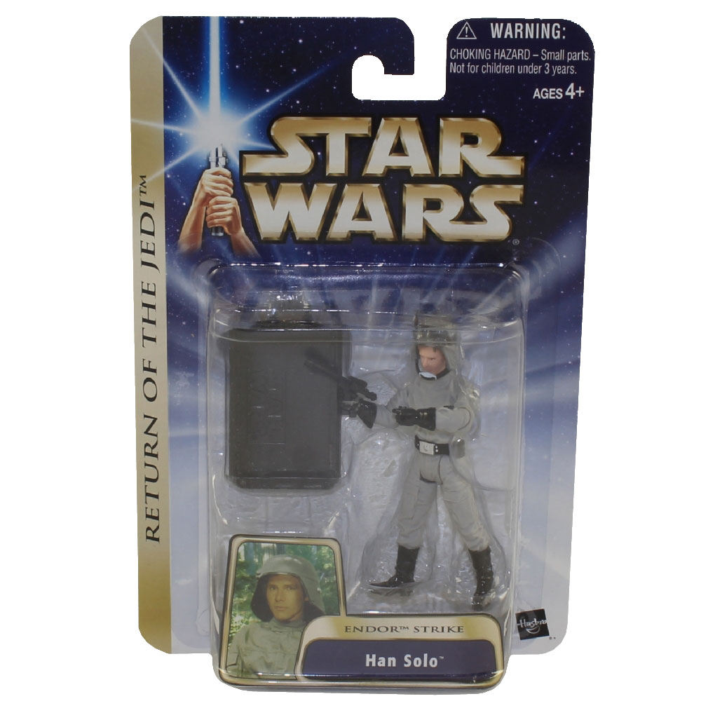 Star Wars - Saga - Action Figure - Han Solo (Endor Strike) (3.75 inch ...