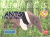 TY Beanie Babies BBOC Card - Series 1 Birthday (BLUE) - ANTS the Anteataer (Mint)