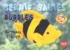 TY Beanie Babies BBOC Card - Series 1 Birthday (BLUE) - BUBBLES the Fish (Mint)