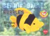 TY Beanie Babies BBOC Card - Series 1 Birthday (SILVER) - BUBBLES the Fish (Mint)