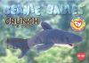 TY Beanie Babies BBOC Card - Series 1 Birthday (GOLD) - CRUNCH the Shark (Mint)