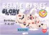 TY Beanie Babies BBOC Card - Series 1 Birthday (BLUE) - GLORY the Bear (Rookie) (Mint)