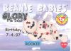 TY Beanie Babies BBOC Card - Series 1 Birthday (SILVER) - GLORY the Bear (Rookie) (Mint)