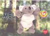 TY Beanie Babies BBOC Card - Series 1 Birthday (SILVER) - MEL the Koala (Mint)