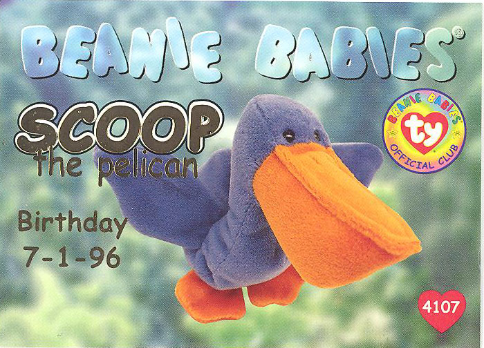 Ty Beanie Babies Scoop store The Pelican