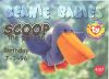 TY Beanie Babies BBOC Card - Series 1 Birthday (GOLD) - SCOOP the Pelican (Mint)