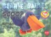 TY Beanie Babies BBOC Card - Series 1 Birthday (SILVER) - SCOOP the Pelican (Mint)