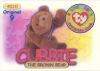 TY Beanie Babies BBOC Card - Series 1 Original 9 (BLUE) - CUBBIE the Bear (Mint)