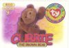 TY Beanie Babies BBOC Card - Series 1 Original 9 (GOLD) - CUBBIE the Bear (Mint)