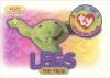 TY Beanie Babies BBOC Card - Series 1 Original 9 (GOLD) - LEGS the Frog (Mint)