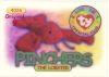 TY Beanie Babies BBOC Card - Series 1 Original 9 (RED) - PINCHERS the Lobster (Mint)