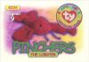 TY Beanie Babies BBOC Card - Series 1 Original 9 (SILVER) - PINCHERS the Lobster (Mint)